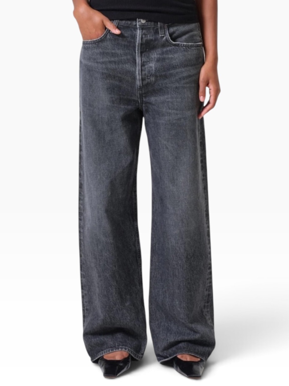 Agolde Low Slung Jeans in Spirit Size 25